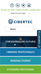 Mobile Screenshot of cibertec.edu.pe